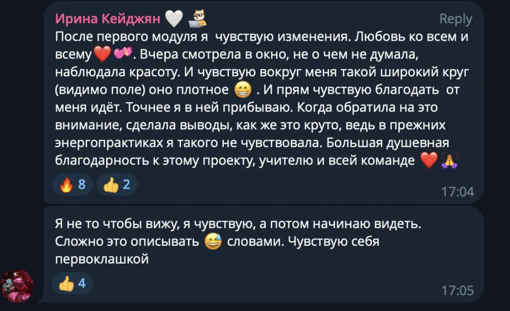 Отзыв Ирина Кейджян о системе МИР